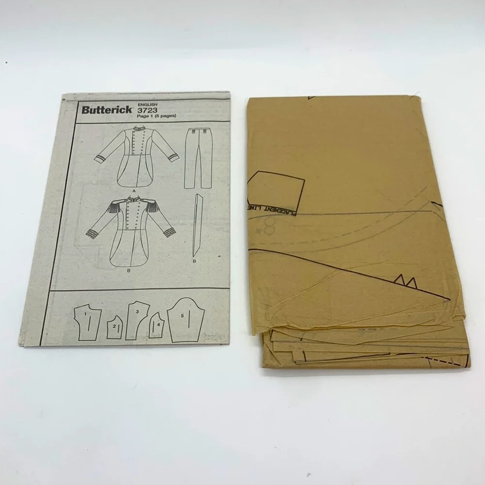 Butterick Making History UNCUT 3723 Historical 19th Century Sewing Pattern L, XL